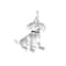 Silver Plated Dog Charm by Bead Landing™